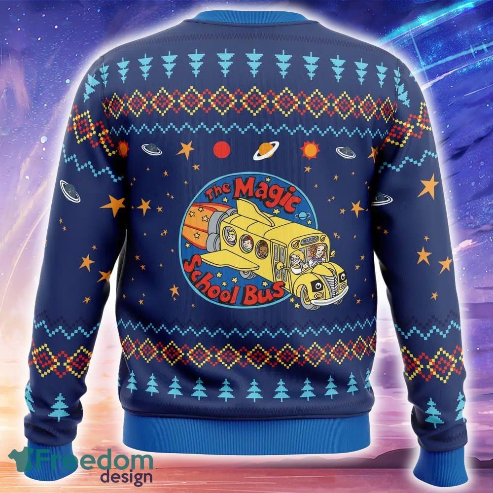 Space Adventures The Magic School Bus Knitted Xmas Sweater Trending Holidays For Men Women Fans image Space Adventures The Magic School Bus Knitted Xmas Sweater Trending Holidays For Men Women Fans - Space Adventures The Magic School Bus Ugly Christmas Sweater_2