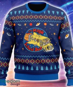 Space Adventures The Magic School Bus Knitted Xmas Sweater Trending Holidays For Men Women Fans