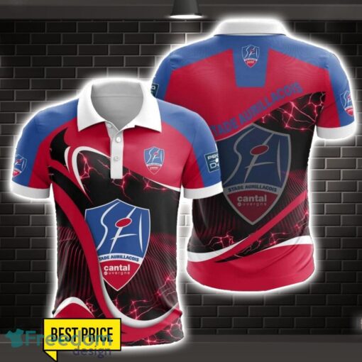 Stade Aurillacois Cantal Auvergne 3D Polo Shirt Special Gift For Fans Holiday Gift Product Photo 1