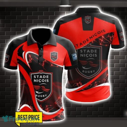 Stade Niçois 3D Polo Shirt Special Gift For Fans Holiday Gift Product Photo 1