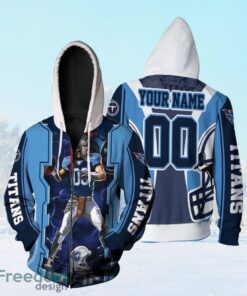 Stephen Gostkowski 03 Tennessee Titans 2021 Super Bowl Afc South Division Champions Personalized Zip Hoodie 3D All Over Print