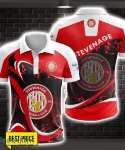 Stevenage Football Club 3D Polo Shirt Special Gift For Fans Holiday Gift