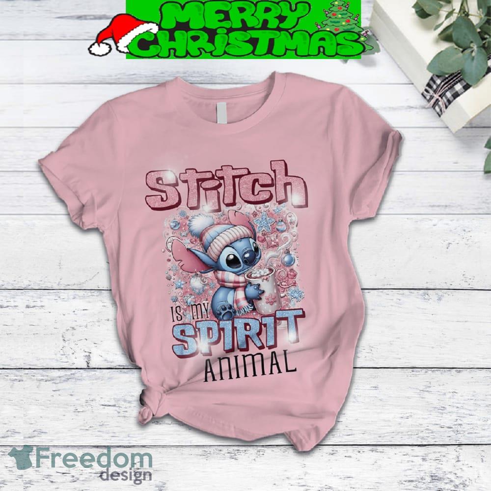 Stitch Spirit Animal Valentine Fleece Pajamas Set For Christmas image Stitch Spirit Animal Valentine Fleece Pajamas Set For Christmas - Stitch Spirit Animal Valentine Fleece Pajamas Set-2