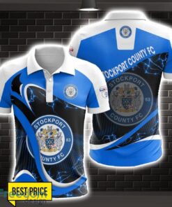 Stockport County F.C 3D Polo Shirt Special Gift For Fans Holiday Gift