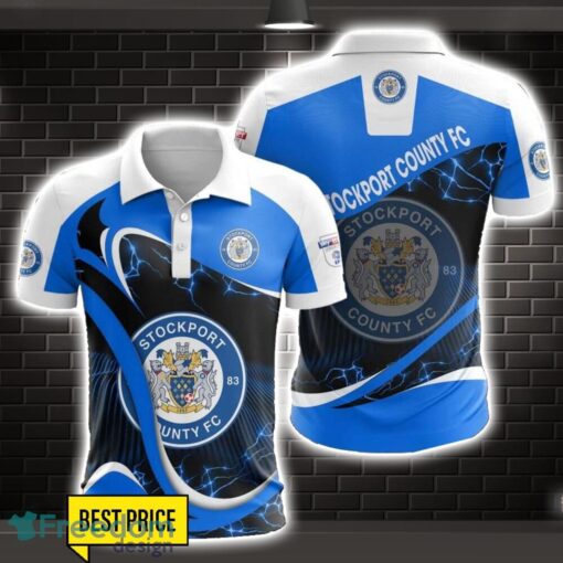 Stockport County F.C 3D Polo Shirt Special Gift For Fans Holiday Gift Product Photo 1