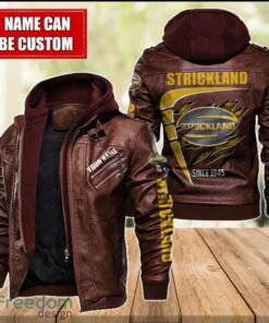 Strickland 2D Leather Jacket For Men Custom Name Special Gift Ideas Product Photo 2