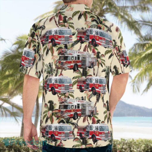 Suffolk County, New York, Bohemia Fire Department Aloha Hawaiian Shirt Beach Gift Shirt Product Photo 2