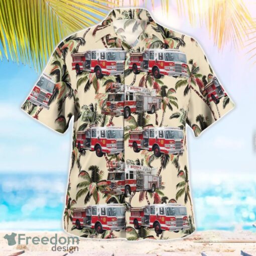 Suffolk County, New York, Bohemia Fire Department Aloha Hawaiian Shirt Beach Gift Shirt Product Photo 3