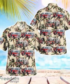 Suffolk County, New York, Bohemia Fire Department Aloha Hawaiian Shirt Beach Gift Shirt Product Photo 1