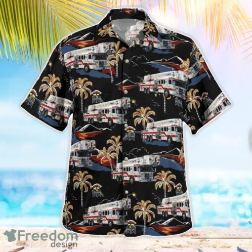 Sun City Fire Department Sun City, Arizona Aloha Hawaiian Shirt Beach Gift Shirt Product Photo 3