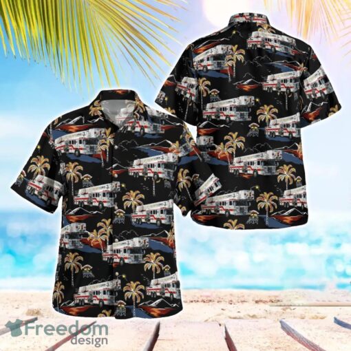 Sun City Fire Department Sun City, Arizona Aloha Hawaiian Shirt Beach Gift Shirt Product Photo 1