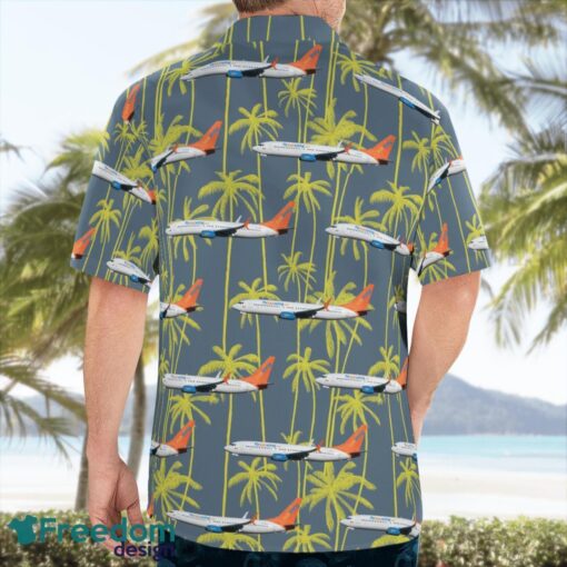 Sunwing Airlines Boeing 737-800 Aloha Hawaiian Shirt Beach Gift Shirt Product Photo 2