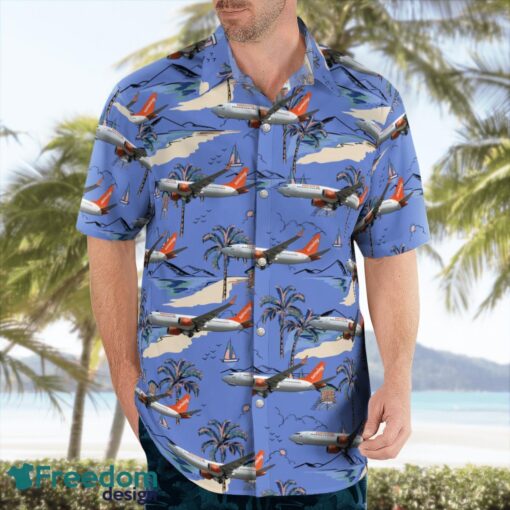 Sunwing Airlines Boeing 737 MAX 8 Aloha Hawaiian Shirt Beach Gift Shirt Product Photo 3