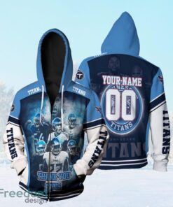 Super Bowl 2021 Afc South Champions Tennessee Titans Personalized Zip Hoodie 3D All Over Print
