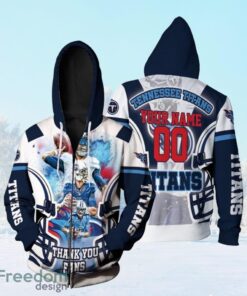 Super Bowl 2021 Tennessee Titans Afc South Champions For Fans Personalized Zip Hoodie 3D All Over Print