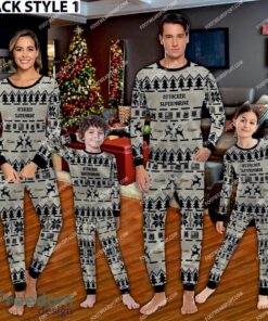 Supermarine Attacker Aircraft Ugly Christmas Pajamas Set Family War Gift