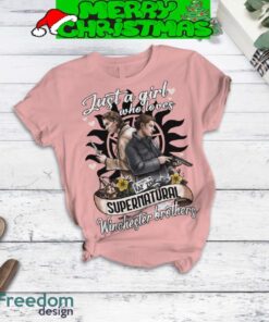 Supernatural Just A Girl Who Loves Winchester Brothers Fleece Pajamas Set Men Women For Fans - Supernatural Just A Girl Who Loves Winchester Brothers Fleece Pajamas Set-3