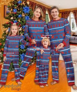 Supreme Colgate Logo Pattern Ugly Christmas Pajamas Set Family