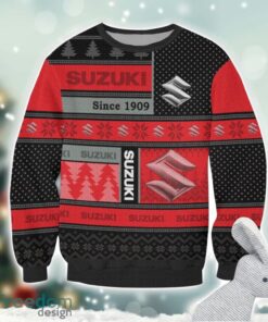 Suzuki Logo Ugly Christmas Sweater For Fans Men And Women Christmas Gift Ideas Product Photo 2