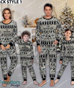 T-33 Shooting Star T33 Ugly Christmas Aircraft Pajamas Set Army Gift