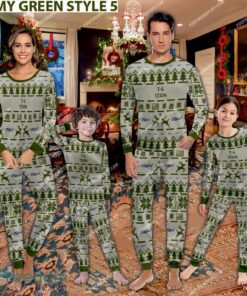 T 6 Texan T6 Aircraft Family Pajamas Set Gift For Family Christmas image T-6 Texan T6 Aircraft Family Pajamas Set Gift For Family Christmas - T-6 Texan T6 Aircraft Pajamas Set Family Photo Zarmy