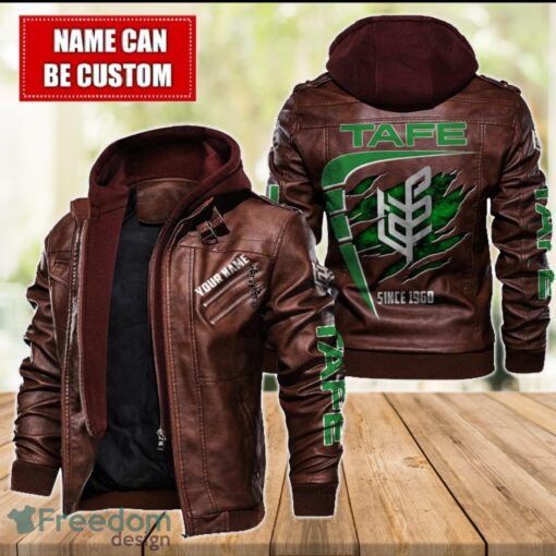 Tafe 2D Leather Jacket For Men Custom Name Special Gift Ideas Product Photo 2