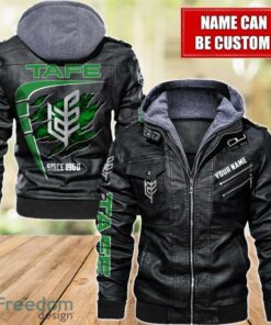 Tafe 2D Leather Jacket For Men Custom Name Special Gift Ideas