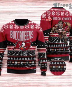 Tampa Bay Buccaneers Ugly Sweater Mascot NFL Christmas Gifts for big fans