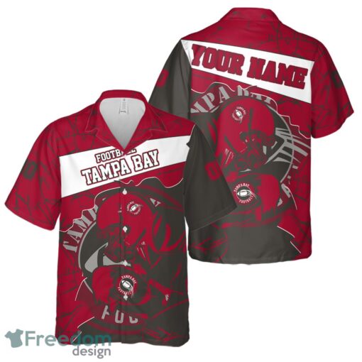 Tampa Bay Football Team Personalized Name Number Hawaiian Shirt And Shorts Team Gift Product Photo 1