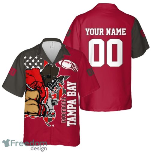 Tampa Bay personalized name and number Hawaiian Shirt And Shorts Team Beach Shirt Product Photo 2