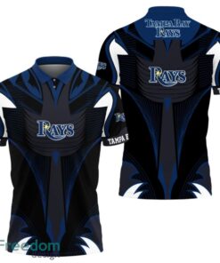 Tampa Bay Rays Abstract Pattern Polo Shirt