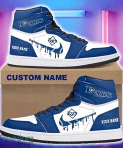 Tampa Bay Rays AJ1 Hightop Shoes New For Men Women Gift Air Jordan Hightop Sneaker Custom Name Tampa Bay Rays AJ1 Hightop Shoes New For Men Women Gift Air Jordan Hightop Sneaker Custom Name