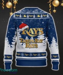 Tampa Bay Rays Car For Fans 3D Sweater Ugly Christmas Santa Hat Tree Gift For Men Women - Tampa Bay Rays Ugly Christmas Sweater_3
