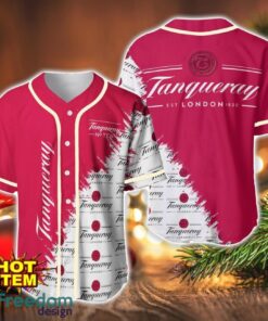 Tanqueray Logo Printed Baseball Jersey Shirt For Men And Women