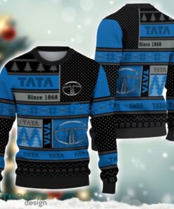 Tata Logo Ugly Christmas Sweater For Fans Men And Women Christmas Gift Ideas