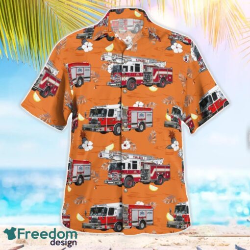 Tavares Fire Department Tavares, Florida Aloha Hawaiian Shirt Beach Gift Shirt Product Photo 3