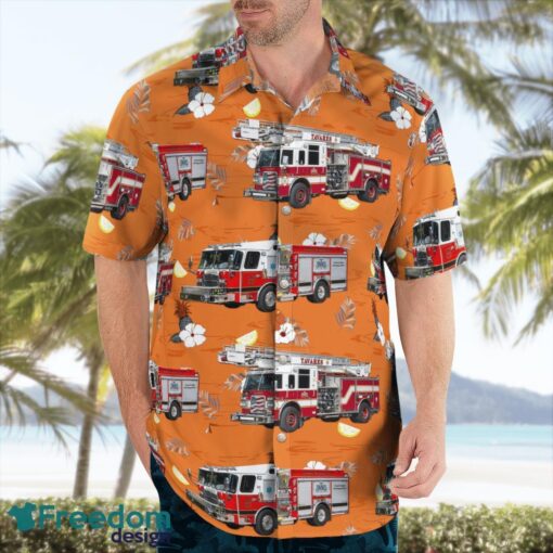 Tavares Fire Department Tavares, Florida Aloha Hawaiian Shirt Beach Gift Shirt Product Photo 4