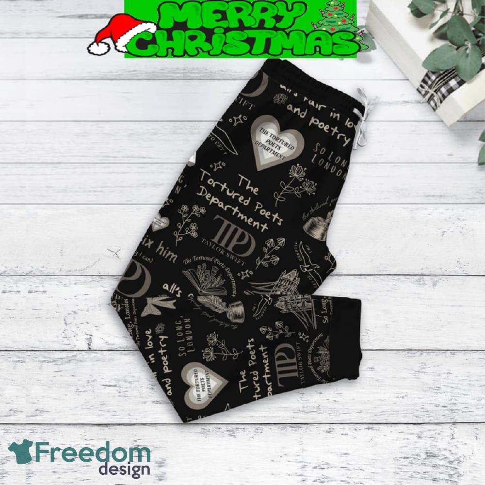 Taylor Swift TTPD Album ThanK You AIMee Fleece Pajamas Set Christmas For Family image Taylor Swift TTPD Album ThanK You AIMee Fleece Pajamas Set Christmas For Family - Taylor Swift TTPD Album ThanK You AIMee Fleece Pajamas Set-3