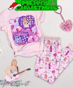 Taylor Swift Valentine Song Fleece Pajamas Set All Over Print Christmas Gift