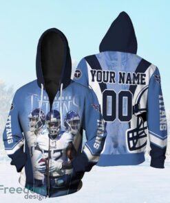 Team Tennessee Titans Afc South Division Champions Super Bowl 2021 Personalized Zip Hoodie 3D All Over Print
