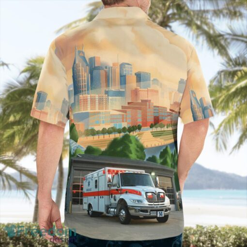 Tennessee, Hamilton County EMS Hawaiian Shirt Product Photo 2