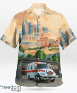 Tennessee, Hamilton County EMS Hawaiian Shirt Product Photo 3