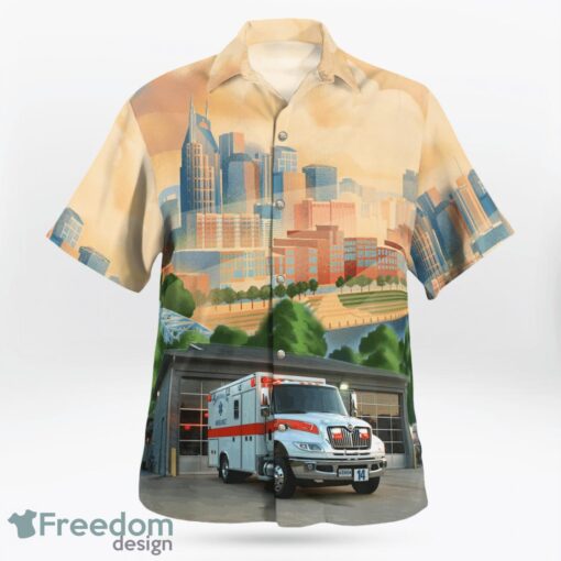 Tennessee, Hamilton County EMS Hawaiian Shirt Product Photo 3