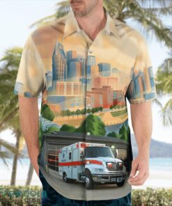 Tennessee, Hamilton County EMS Hawaiian Shirt Product Photo 4