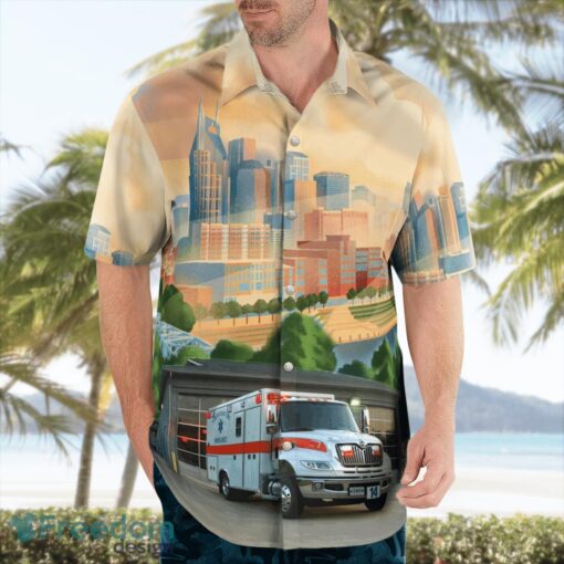 Tennessee, Hamilton County EMS Hawaiian Shirt Product Photo 4