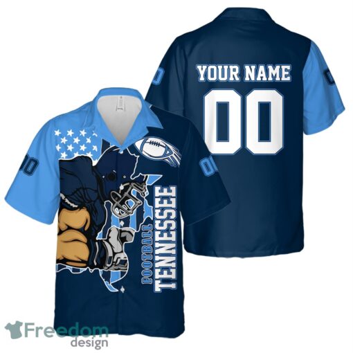 Tennessee personalized name and number Hawaiian Shirt And Shorts Team Beach Shirt Product Photo 2