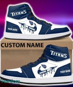 Tennessee Titans Air Jordan Hightop Shoes New Custom Name For Fans Gift Sneaker Tennessee Titans Air Jordan Hightop Shoes New Custom Name For Fans Gift Sneaker