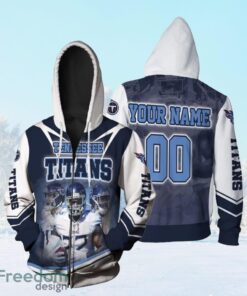 Tennessee Titans Logo Super Bowl 2021 Afc South Champions Personalized Zip Hoodie 3D All Over Print