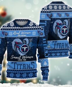 Tennessee Titans Logo Ugly Christmas Sweater For Fans Men And Women Christmas Gift Ideas Product Photo 2