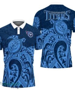 Tennessee Titans Turtle Polynesian Pattern Polo Shirt